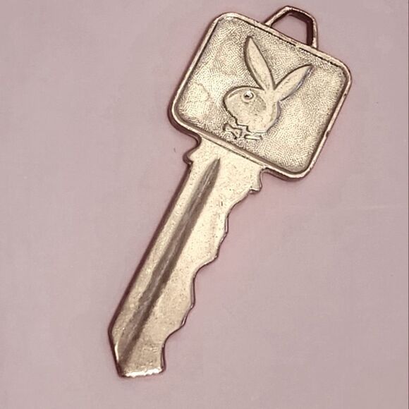 Vintage VG Metal Playboy Club "NY 54311" Member Key Hugh Hefner Engraved Bunny - Picture 1 of 2